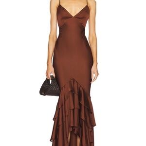 Cleo Gown in Chocolate Brown S
